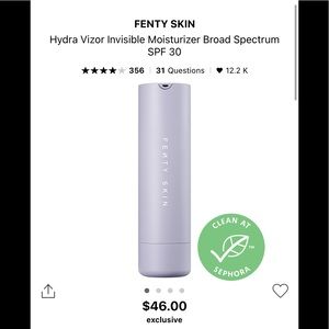 FENTY SKIN Hydra Vizor Invisible Moisturizer SPF30